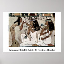 Symposium Detail By Painter Of The Grave Chamber Posters