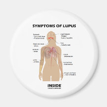 Symptoms Of Lupus Inside (Autoimmune Disorder) Fridge Magnets
