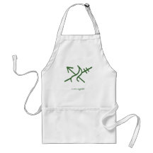 SymTel Green Courageous Symbol Apron