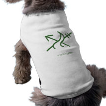 SymTel Green Courageous Symbol Pet Clothes