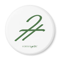 SymTell Green Admiration Symbol Magnet