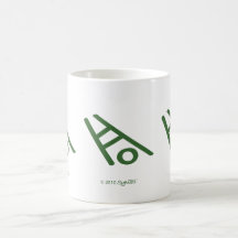 SymTell Green Apathetic Symbol Coffee Mug