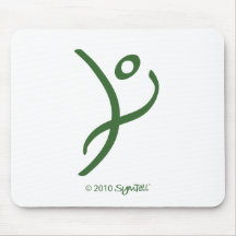 SymTell Green Ecstatic Symbol Mousemat