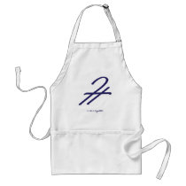 SymTell Purple Admiration Symbol Apron