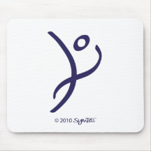 Symtell Purple Ecstatic Symbol Mouse Mats