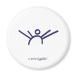 SymTell Purple Open-Minded Symbol magnets