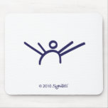 SymTell Purple Open-Minded Symbol mousepads