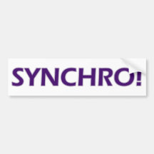 Synchro! Bumper Stickers