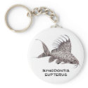Synodontis eupterus Catfish Keychain