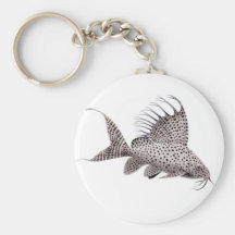Synodontis eupterus Catfish Keychain