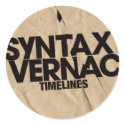 Syntax Vernac Timelines Sticker