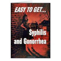 Syphilis And Gonorrhoea Greeting Cards