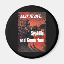 Syphilis And Gonorrhoea Magnet
