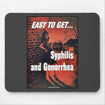 Syphilis And Gonorrhoea Mousepad