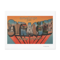 Syracuse, New York - Large Letter Scenes Postcard