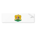 Syria coat of arms bumper stickers