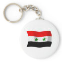 Syria Flag Keychain