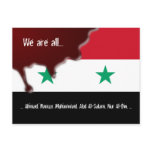 Syria Revolution Arab Spring We are all.. Post Card