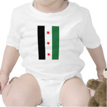 Syrian Revolutionary Flag Baby Creeper