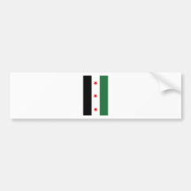 Syrian Revolutionary Flag Bumper Stickers