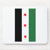 Syrian Revolutionary Flag Mousepads