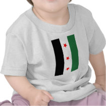 Syrian Revolutionary Flag T Shirts