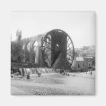 Syrian Water Wheel, early 1900s Magnets