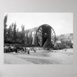 Syrian Water Wheel, early 1900s Print