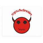 sysAdmin Systemadministrator system administrator Postkarten