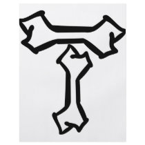 T bone icon full color flyer