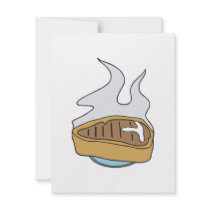 t-bone steak personalized invites