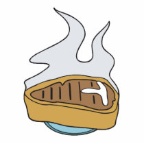 t-bone steak photo cutout