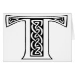 T GREETING CARD