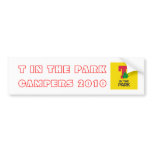 T In The Park Campers Bumper Stickers bumper stickers
