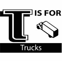 T Is For Trucks Photo Cutouts