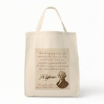 T. Jefferson: Opinion & Reason - Grocery Tote bags