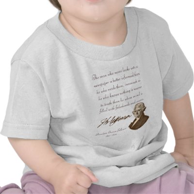 T. Jefferson: Truth & Newspapers-Infant T-Shirt #2 by bontondesigns