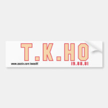 T.K.Ho Gear Bumper Stickers