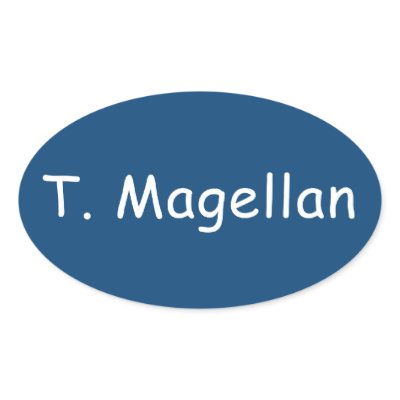 T. Magellan Sticker