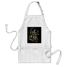 "T" monogram apron