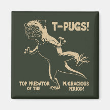 T-PUGS! FRIDGE MAGNETS