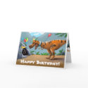 T-Rex Birtday Card