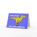 T-Rex cartoon cards