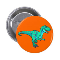 T-Rex cartoon buttons