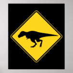 T-Rex Crossing Poster