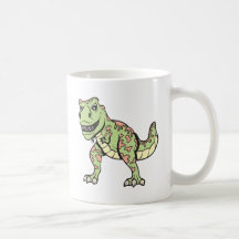 T-rex!  Customisable! Coffee Mugs