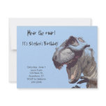 T-Rex Dinosaur Birthday Invitation