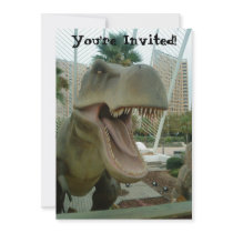 T-Rex Dinosaur Invitation