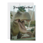 T-Rex Dinosaur Invitation
