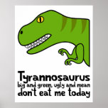 T-Rex Haiku Poster